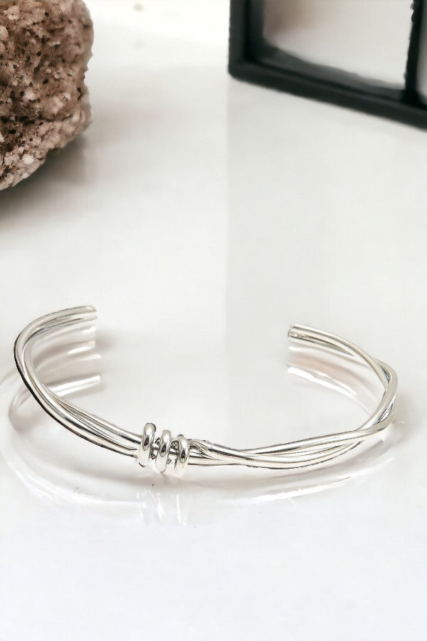 Wrapped Accent Cuff Bracelet