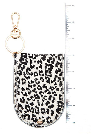 Animal Print Mini Bag Keychain