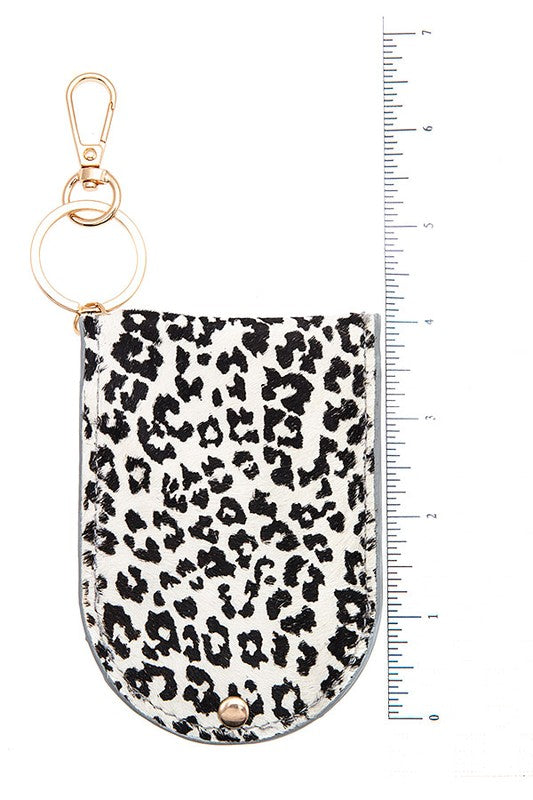 Animal Print Mini Bag Keychain