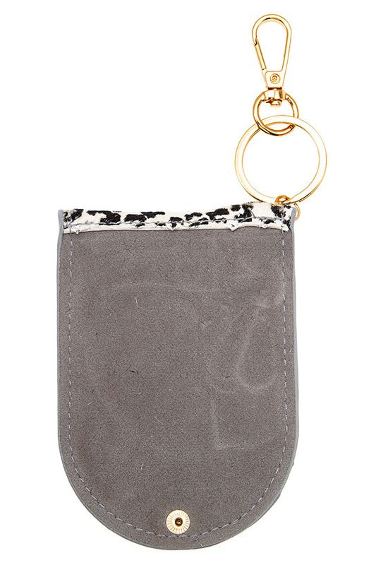 Animal Print Mini Bag Keychain