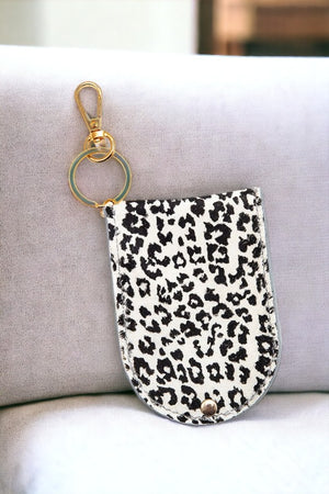 Animal Print Mini Bag Keychain