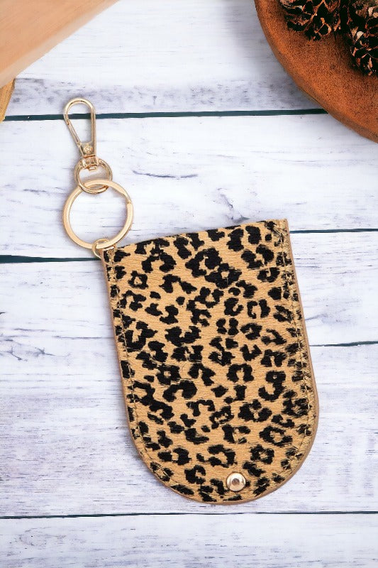 Animal Print Mini Bag Keychain