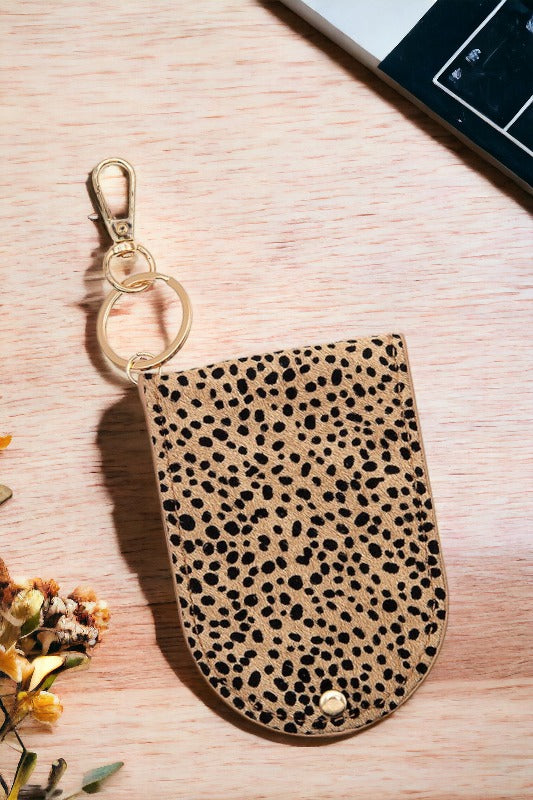 Animal Print Mini Bag Keychain