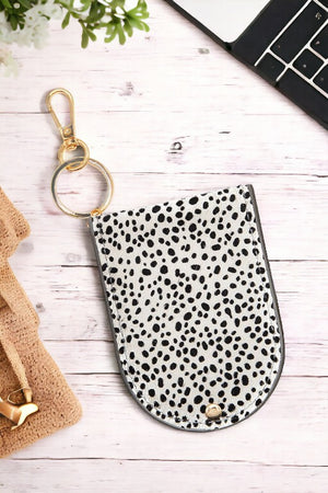 Animal Print Mini Bag Keychain