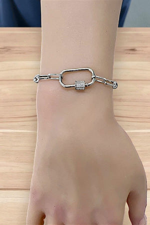 OVAL CHAIN LINK CHAIN BRACELET