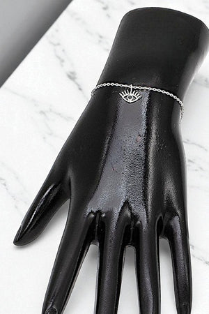 EVIL EYE CHARM CHAIN BRACELET