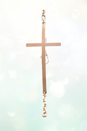 CROSS ACCENT CHAIN BRACELET