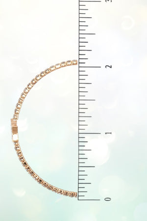 RHINESTONE PAVE STAR ACCENT FLEX BRACELET