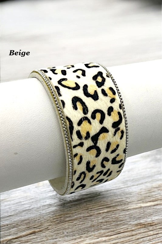 Animal Print Wrap Around Bracelet