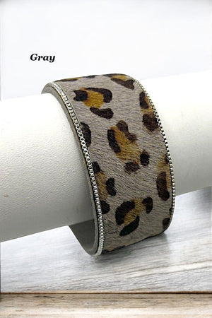 Animal Print Wrap Around Bracelet