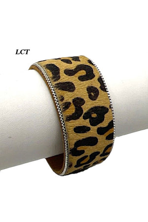 Animal Print Wrap Around Bracelet