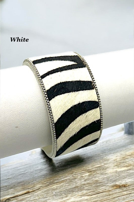 Animal Print Wrap Around Bracelet