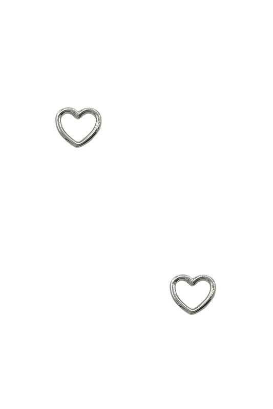 Dainty Heart Post Earring