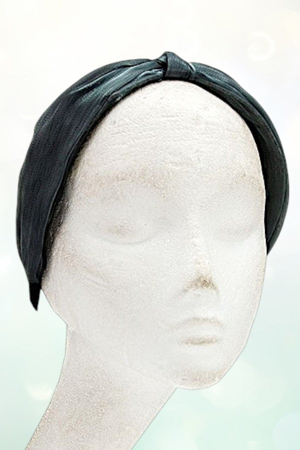 SHEER KNOT ACCENT FASHION HEADBAND
