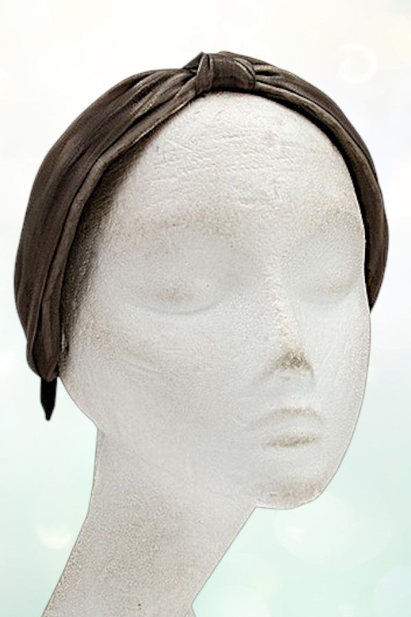 SHEER KNOT ACCENT FASHION HEADBAND