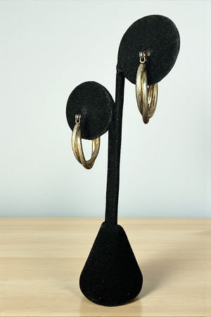 INTERTWINED  HOOP EARRING