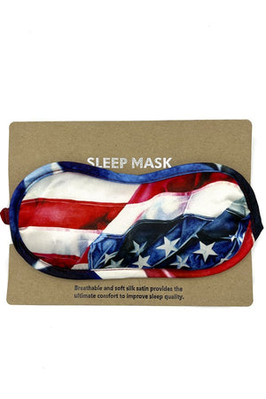 Flag Print Sleep Mask