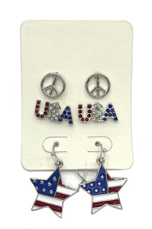 USA Mix Post Earring