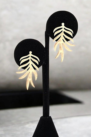 Leaf Post Earring