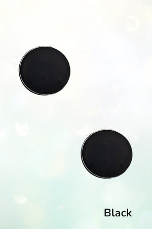 ROUND CLAY POST STUD EARRING