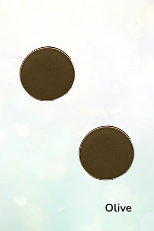 ROUND CLAY POST STUD EARRING