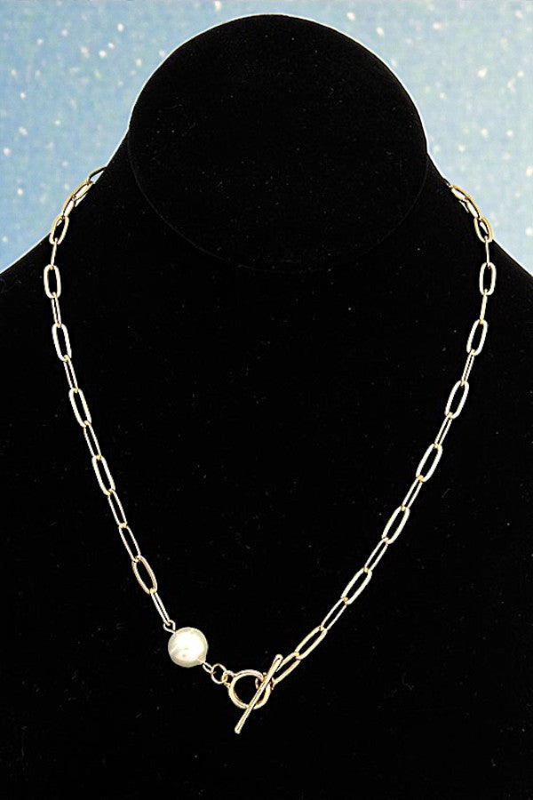 SINGLE FRESHWATER PEARL PENDANT NECKLACE