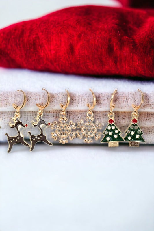 Mix Christmas Earring Set