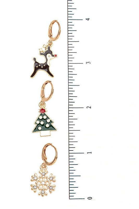 Mix Christmas Earring Set