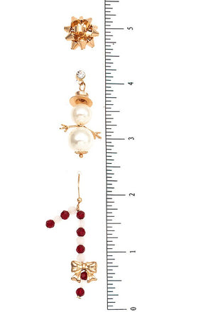 Mix Christmas Dangle Earring Set