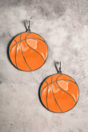 Basketball Dangle Earring