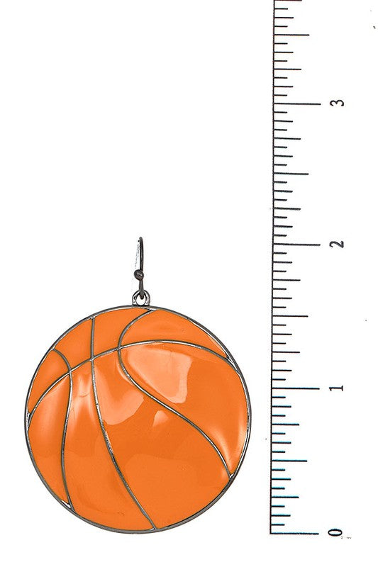 Basketball Dangle Earring