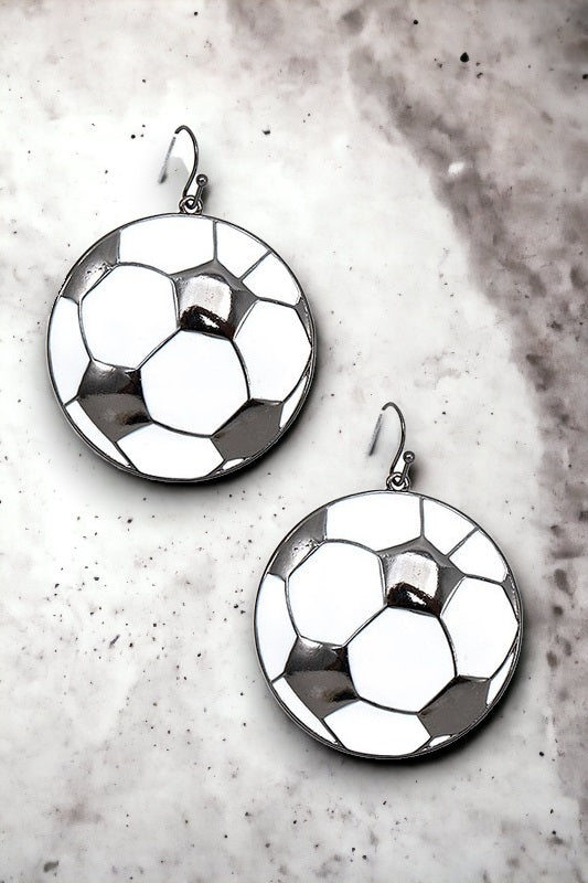 Soccer Dangle Earring