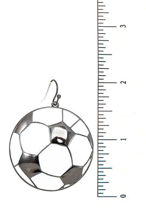 Soccer Dangle Earring