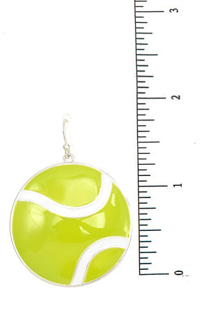 Tennis Ball Earring