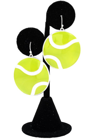 Tennis Ball Earring