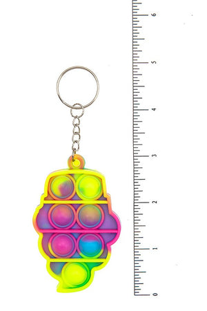 Ice Cream Bubble Pop Keychain