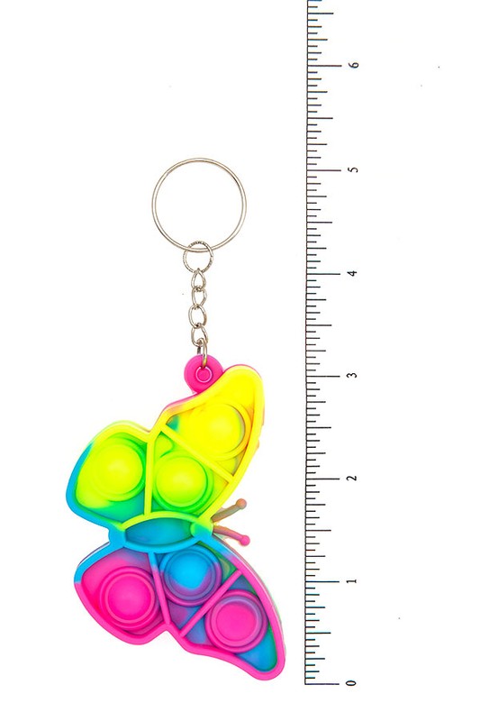 Butterfly Bubble Pop Keychain