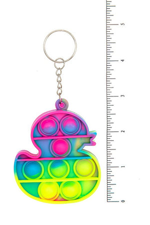 Duck Bubble Pop Keychain