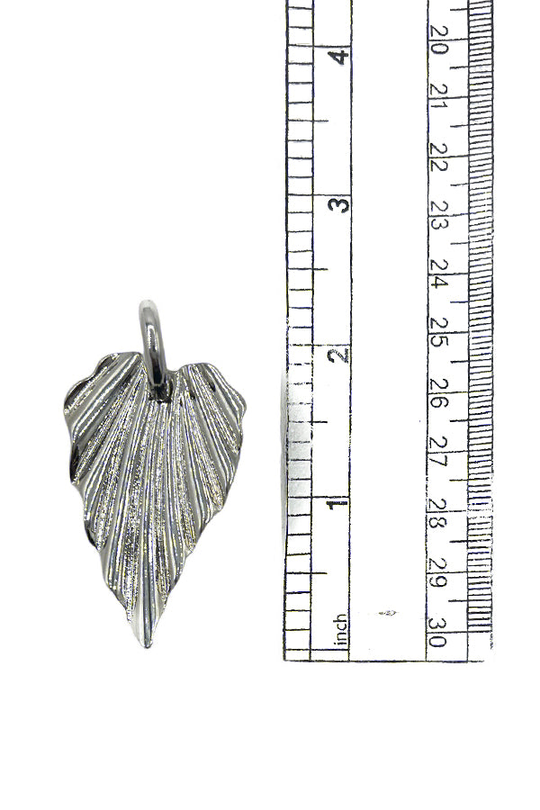 Pleated Lead Drop Earring