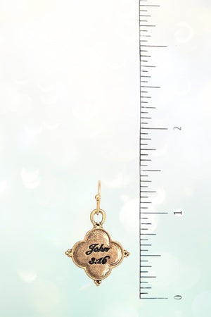 JOHN 3 16 PENDANT NECKLACE SET