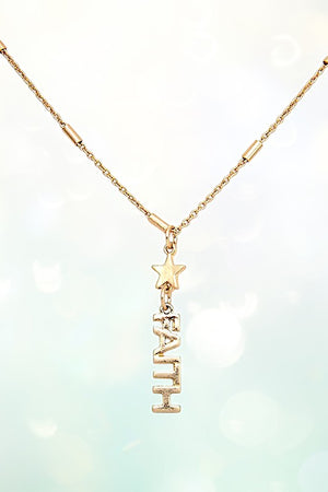 STAR FAITH PENDANT NECKLACE