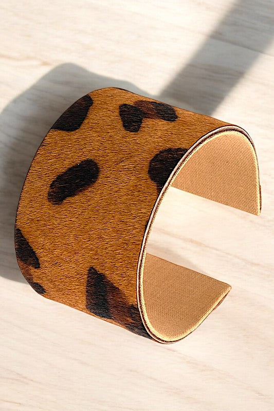 ANIMAL PRINT CUFF BRACELET