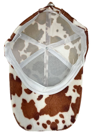 Cow Print Fashion Cap