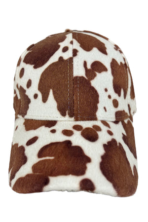 Cow Print Fashion Cap