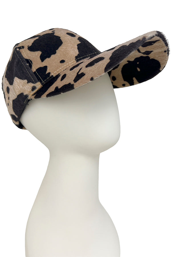 Cow Print Fashion Cap