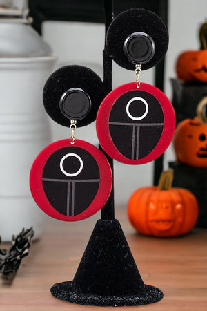 Round Mix Shape Drop Earring