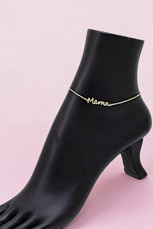 MAMA CHARM DAINTY CHAIN ANKLET