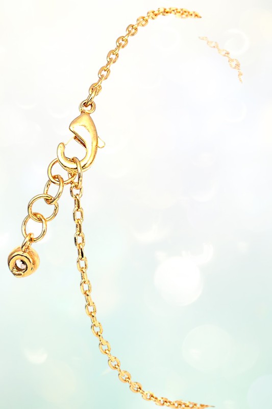 ROUND CZ STONE PAVE CHAIN BRACELET