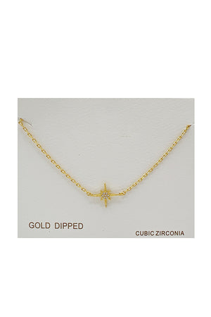 Dainty Star Burst Chain Bracelet