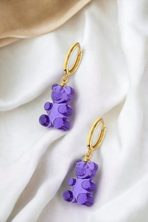 Teddy Hoop Link Earring